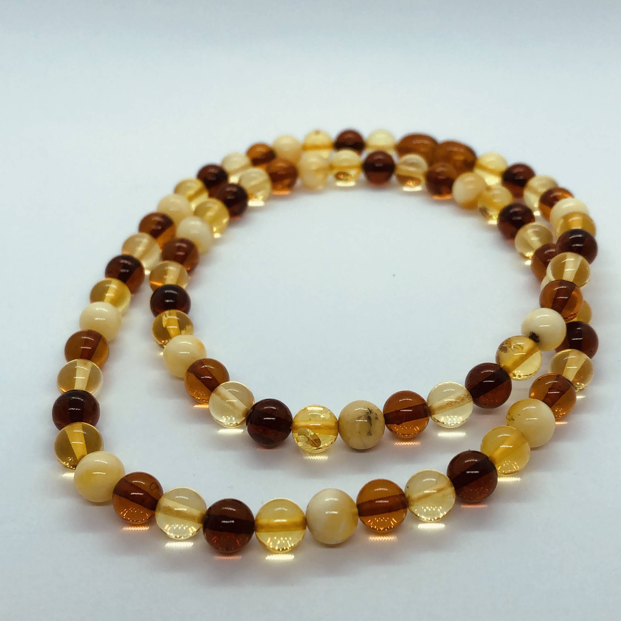 Collier En Ambre De La Baltique, Occasion, Pierre Naturelle, Style Authentique