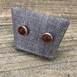 Boucles d'Oreilles en Cornaline