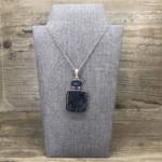 Pendentif Piétersite et Cyanite