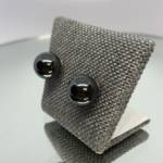 Boucles d'oreilles Hématite