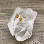 Boucles d'oreilles Ambre