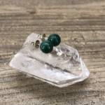 Boucles d'oreilles Malachite