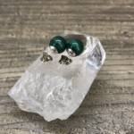 Boucles d'oreilles Malachite