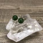 Boucles d'oreilles en Jade