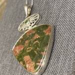 Pendentif Epidote