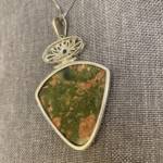 Pendentif Epidote