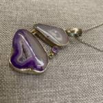 Pendentif Agate et Améthyste