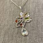 Pendentif Multi-Pierres