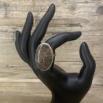 Bague Corail Fossile