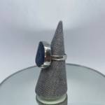 Bague Agate Bleue Teintée