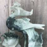 Paire Statuettes en Jade