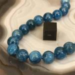 Collier Apatite Bleue