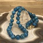 Collier Apatite Bleue
