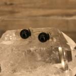 Double Boucles d'Oreilles Onyx