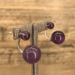 Double Boucles d'Oreilles En Améthyste