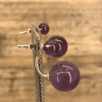 Double Boucles d'Oreilles En Améthyste