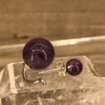 Double Boucles d'Oreilles En Améthyste