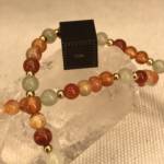 Bracelet en Cornaline, Jade et Agate