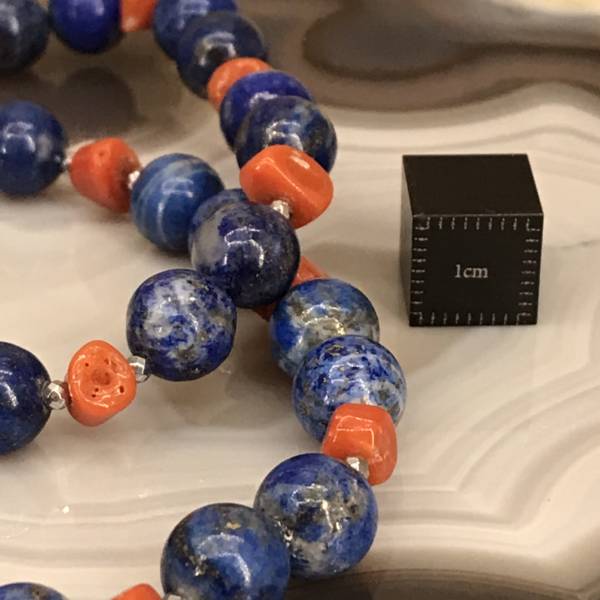 Bracelet en Lapis Lazuli et Corail