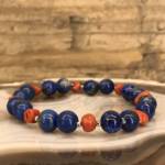 Bracelet en Lapis Lazuli et Corail