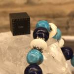 Bracelet en Lapis Lazuli, Nacre et Turquoise