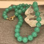 Collier en Chrysoprase