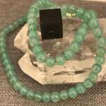 Collier en Chrysoprase