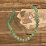 Collier en Chrysoprase
