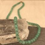 Collier en Chrysoprase