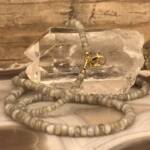 Collier en Chute Chrysobéryl Œil de Chat