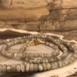 Collier en Chute Chrysobéryl Œil de Chat