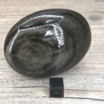 Galet en Obsidienne Dorée