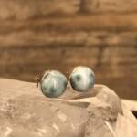 Boucles d'Oreilles en Larimar