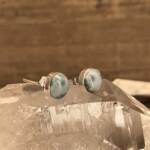 Boucles d'Oreilles en Larimar