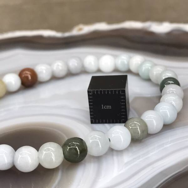 Bracelet en Jade Multicolore