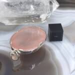 Pendentif Quartz Rose