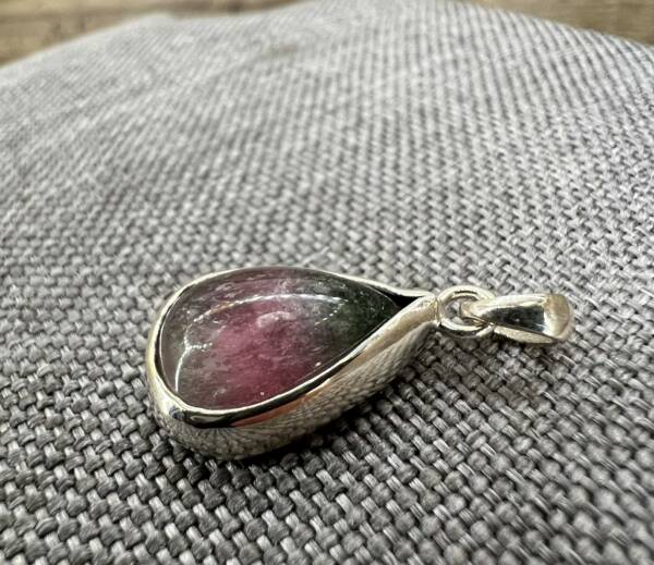 Pendentif en Tourmaline Melon d'Eau