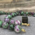 Collier en Rubis Zoïsite
