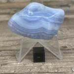 Calcédoine Bleue Polie