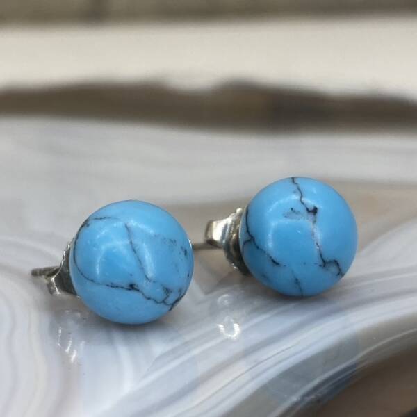 Boucles d'Oreilles en Turquoise