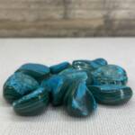 Malachite et Chrysocolle Polie