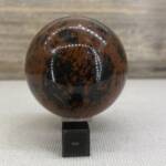 Sphère en Obsidienne Acajou