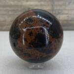 Sphère en Obsidienne Acajou
