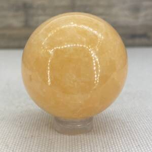 Sphère en Calcite Orange