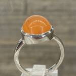 Bague en Calcédoine Bleue