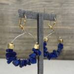 Boucles d'Oreilles en Lapis Lazuli