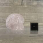 Crâne en Quartz Rose