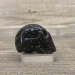 Crâne en Obsidienne Mouchetée