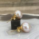 Boucles d'oreilles Perle de culture d'eau douce