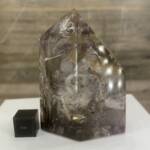 Pointe en Quartz à Inclusions Améthysé